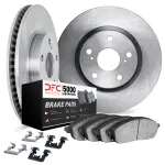 651246035 - : DFC Brake Rotor with 5000 Brake Pads and Hardware Kit for DYNAMIC FRICTION Image