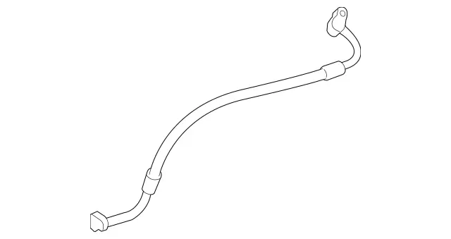 2048301215 - : Piping for Mercedes-Benz: C300, C350, GLK350 Image