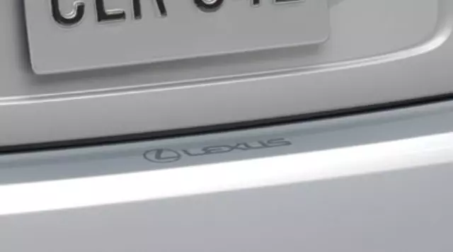 Rear Bumper Applique - Clear - Lexus (PT747-75100)