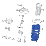 NL3Z5560B - : 2022-2024 Ford F-150 Lightning - Coil Spring for Ford: F-150 Lightning Image