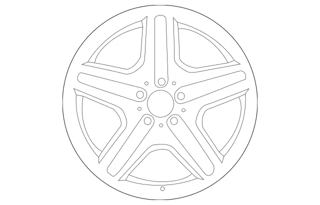 4634012302 - Suspension: Wheel, Alloy for Mercedes-Benz Image