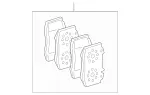 4219701 - : Brake Pads for Mercedes-Benz Image