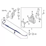 NL3Z15K867H - Body: Wire Harness for Ford Image