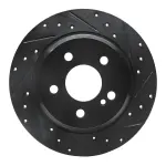 63363051R - : DFC Brake Rotor - Drilled and Slotted - Black for DYNAMIC FRICTION Image