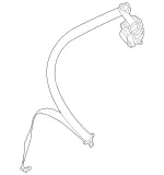 15686003853D53 - Electrical: Outer Belt Assembly for Mercedes-Benz Image