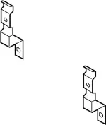 49730JJ50A - Cooling System: Power Steering Cooler Upper Bracket for INFINITI: G37, Q60 Image