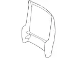 3W1Z5460770AAA - Body: Seat Back Panel for Lincoln: Town Car Image