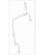 2468300402 - : Refrigerant Line for Mercedes-Benz Image