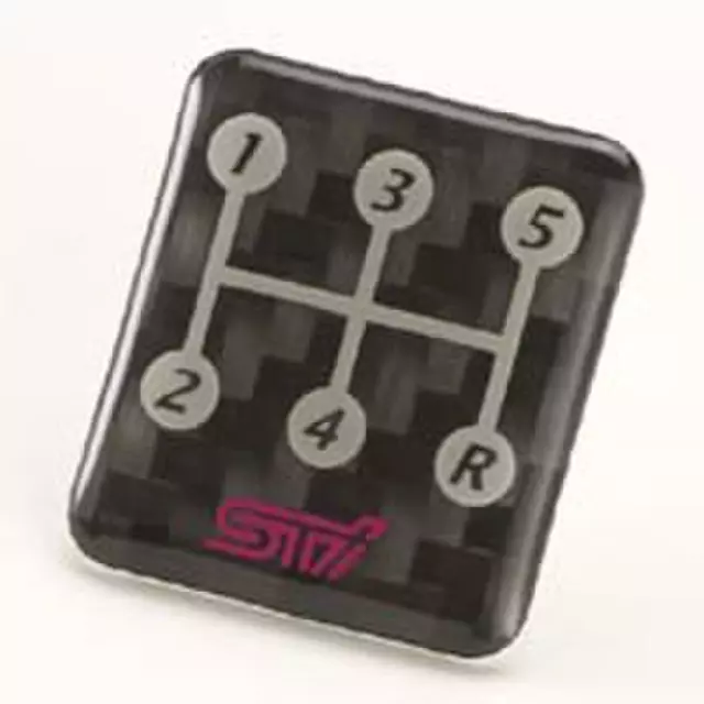 C1010SA006 - : Sti Carbon Fiber Shift Pattern 5-Speed for Subaru Image