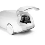 3CN071203DSP - Interior: Allax Dog Crate - Small for Volkswagen: Atlas, ID. Buzz, ID.4 Image