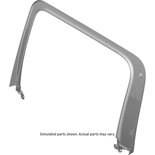 23276864 - : Rear Driver Side Door Window Garnish Molding for Chevrolet: Silverado 1500, Silverado 2500 HD, Silverado 3500 HD | GMC: Sierra 1500, Sierra 2500 HD, Sierra 3500 HD Image