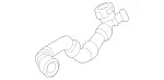 213501170164 - : Coolant Hose for Mercedes-Benz Image