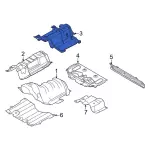 LX6Z78114B06N - Exhaust: 2021-2024 Ford Bronco Sport - Heat Shield for Ford: Bronco Sport Image