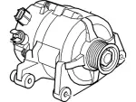 4U2Z10V346GCRM - : Alternator for Ford: Focus Image