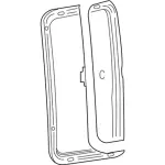 F81Z2829711BA - Body: Glass for Ford: F-250 Super Duty, F-350 Super Duty Image