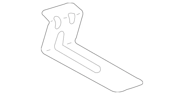 2209240128 - Body: Cover Bracket for Mercedes-Benz Image
