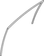 803301LA1A - Body: Run Channel for INFINITI: QX56, QX80 Image