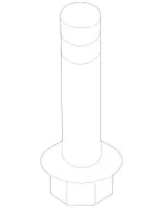 9909718 - : Column Assembly Lower Bolt for Mercedes-Benz Image