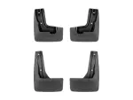 110163120163 - : Black MudFlap No-Drill DigitalFit® MudFlap Kit for WeatherTech Image