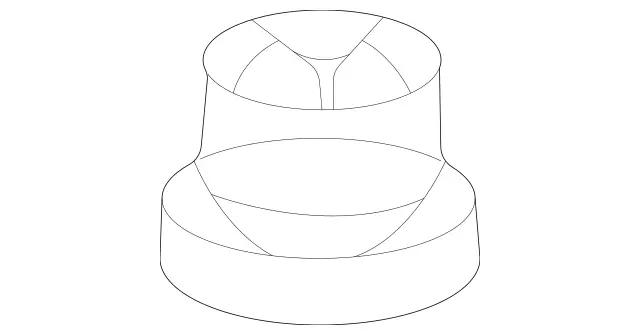 9985303 - Chassis Sheet Metal/Air Intake: Elastomer Bearing for Mercedes-Benz: 220a, A220, A35 AMG, CLA250, CLA35 AMG, GLA250, GLA35 AMG, GLB250, GLB35 AMG Image image