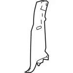 6L3Z18278D13AC - Body: Pillar Trim for Ford Image