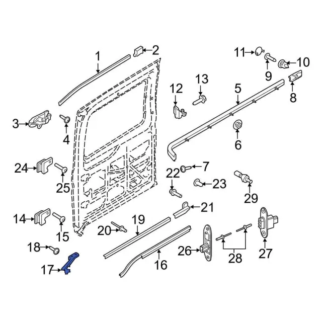 Roller & Bracket - Ford (BK2Z1525001F)
