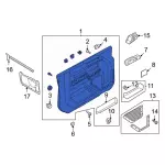 M2DZ7827406BA - Body: Door Trim Panel for Ford: Bronco Image