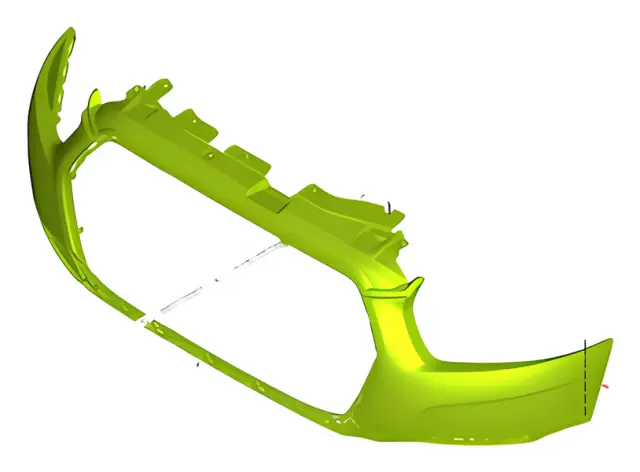 SK4Z17D957DA - Body: Bumper Cover for Ford Image