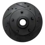 63340076R - : DFC Brake Rotor - Drilled and Slotted - Black for DYNAMIC FRICTION Image