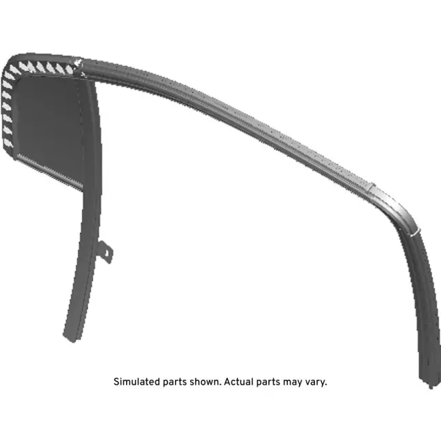 95422665 - : Front Passenger Side Door Window Weatherstrip for GM Image