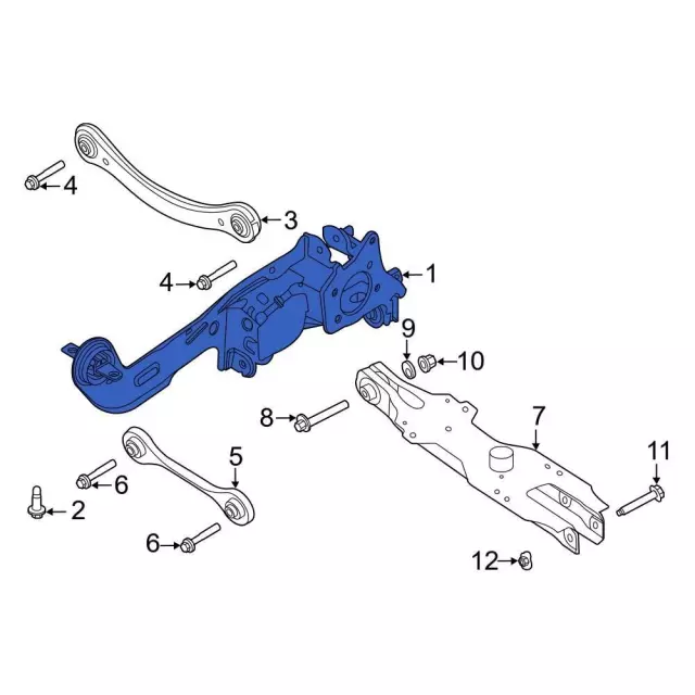 LX6Z5A968V - Suspension: Knuckle for Ford Image