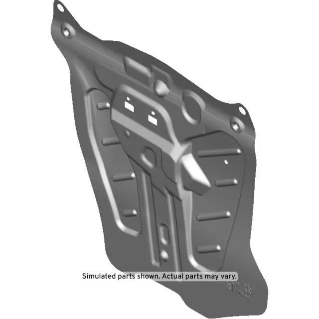 84374111 - Body: Door Water Deflector for Chevrolet: Silverado 1500, Silverado 2500 HD, Silverado 3500 HD | GMC: Sierra 1500, Sierra 2500 HD, Sierra 3500 HD Image