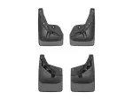 110184120184 - : Black MudFlap No-Drill DigitalFit® MudFlap Kit for WeatherTech Image