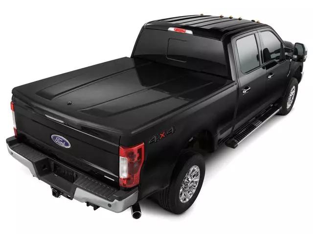 VHC3Z99501A42AH - Exterior: Tonneau Cover Hard 1pc By Undercover for Ford: E-350 Super Duty, E-450 Super Duty, F-250 Super Duty, F-350 Super Duty, F-450 Super Duty, F-550 Super Duty Image
