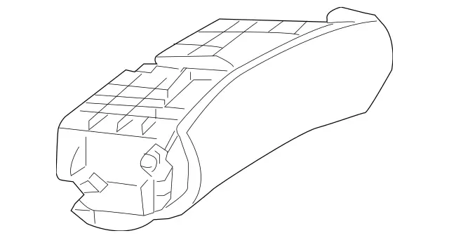 23068017879E38 - Body: Glove Box for Mercedes-Benz Image