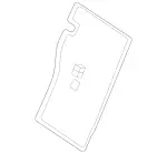 16792417007Q14 - Body: Seat Back Panel for Mercedes-Benz Image