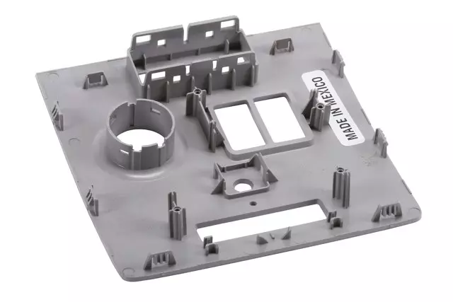 23396148 - : Light Ash Gray Roof Console Opening Trim Plate for GM Image