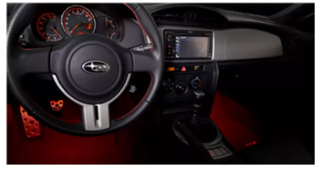 H701SCA000 - Interior: Foot-Well Illumination Kit - Red for Subaru: BRZ Image