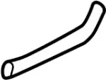 140568J106 - Belts &amp; Cooling: Engine Coolant Hose for Infiniti Image