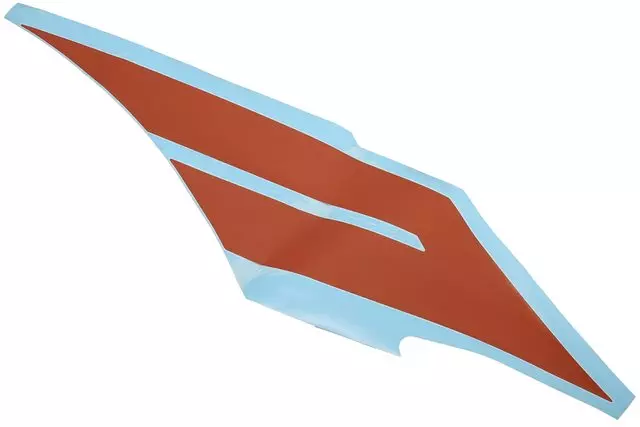 23349494 - : Volcano Orange Metallic Passenger Side Front Fender Decal for GM Image