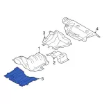 LX6Z9911442A - : Lower Shield for Ford: Bronco Sport, Escape | Lincoln: Corsair, Nautilus Image