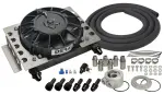 15450 - : 15 Row Atomic Cool Plate &amp; Fin Remote Engine Oil Cooler Kit, -8AN for Derale Image