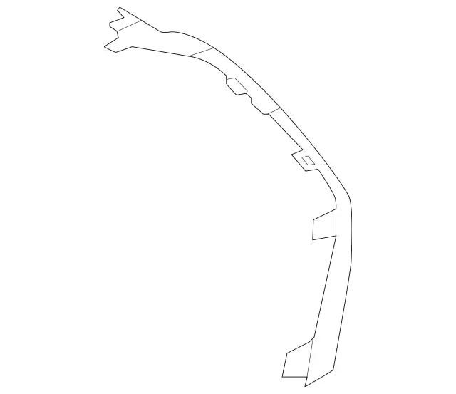 2138851507 - Detachable Parts: Trim Strip for Mercedes-Benz: E300, E350, E43 AMG, E53 AMG, E63 AMG S Image image