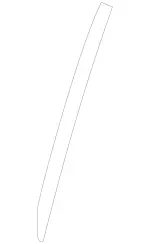 4636984301 - Attachment Parts: Stone Chipping Prot. Film for Mercedes-Benz: G550 4x4, G63 AMG, G65 AMG Image