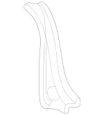 2036901040 - Covering and Lining: Trim for Mercedes-Benz Image