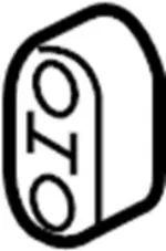 206401CA0A - Exhaust: Rear Muffler Insulator for Infiniti Image