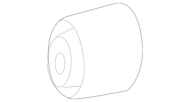 2473522100 - Rear Axle: Spring Link Bushing for Mercedes-Benz: 180A, 180b, 220a, A220, EQB 250+, EQB 300, EQB 350, GLA250, GLA35 AMG, GLA45 AMG, GLB250, GLB35 AMG Image image