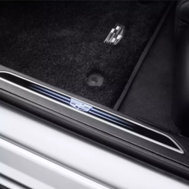 19355139 - : 2017 Cadillac XT5 - Door Sill Plates - Illuminated - Black for GM Image