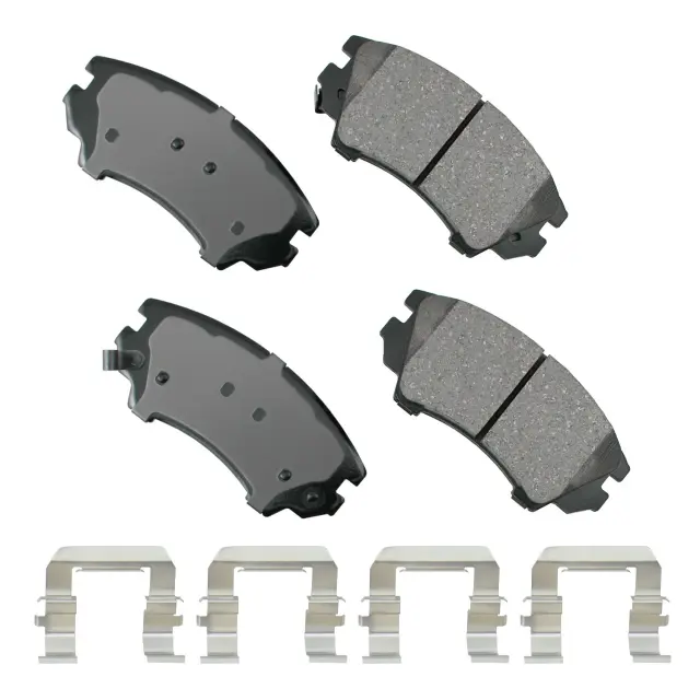 ACT1745 - : Akebono ProACT Ultra Premium Ceramic Disc Brake Pad Kit for AKEBONO Image