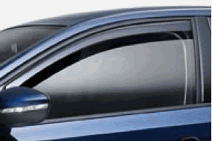 1K9072194HU3 - Exterior: Side Window Deflectors - Rear - Smoke for Volkswagen Image